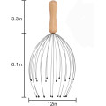 Wooden handle head massage head massager spider